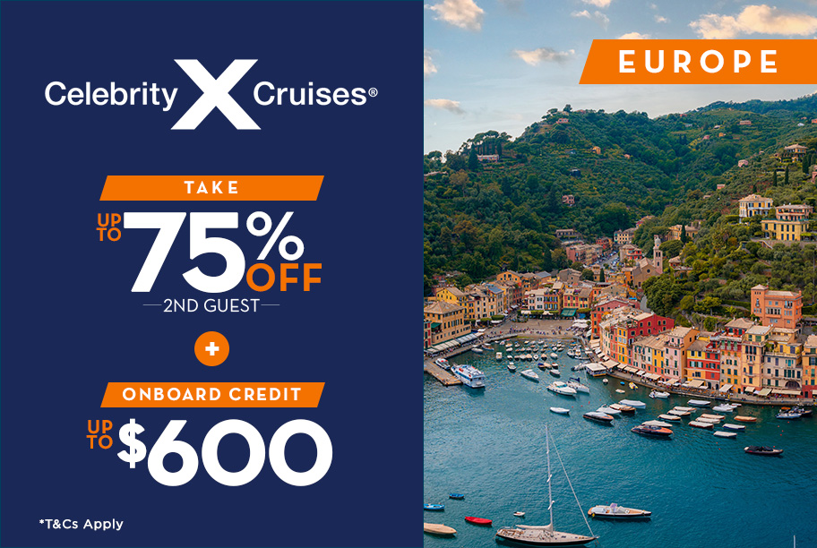 Save Up to 75% + Up to $600 Onboard Credit*