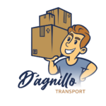 Dégagement de colis avec un livreur souriant portant des cartons pour le transport.