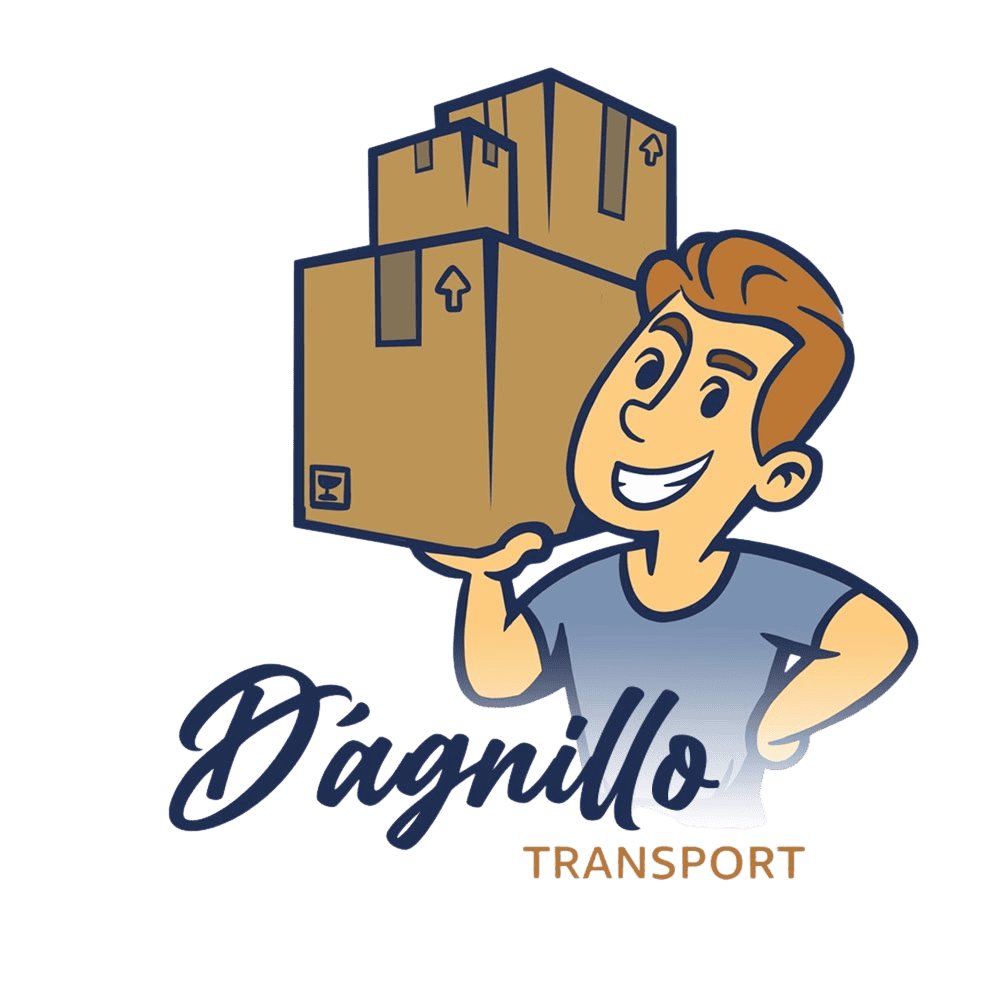 Dégagement de colis avec un livreur souriant portant des cartons pour le transport.