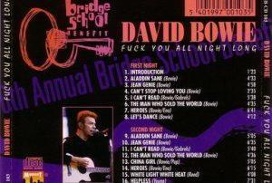 David Bowie 1996-10-19-20-Bridge Benefit Concert,Shoreline,