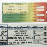 David Bowie 2004-04-23 Anaheim ,Theatre Arrowhead’s Pond – SQ 8,5