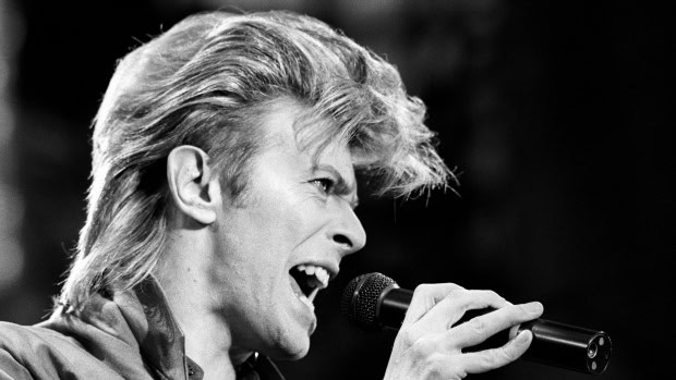 Listen to David Bowie imitate .