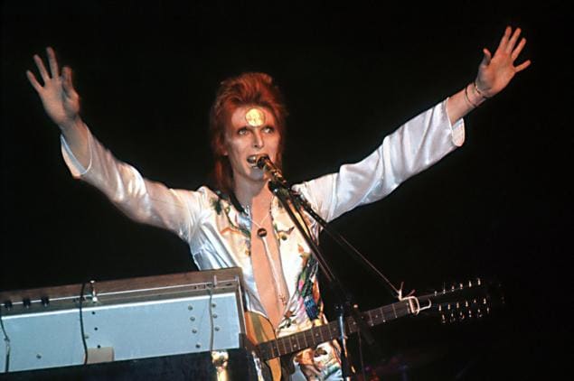 David Bowie debuts in Carnegie Hall on Thursday 28th September 1972