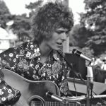 Before fame- David Bowie performed at the bandstand at the Beckenham Free Festival in 1969 David Bebbington