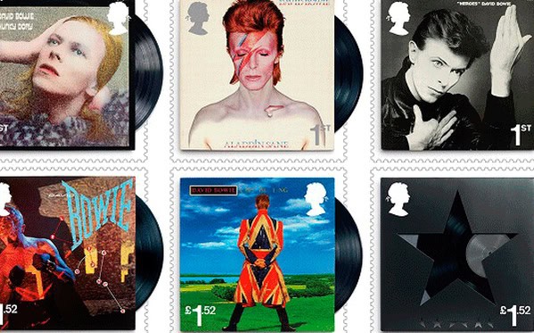 Video : David Bowie postage stamps