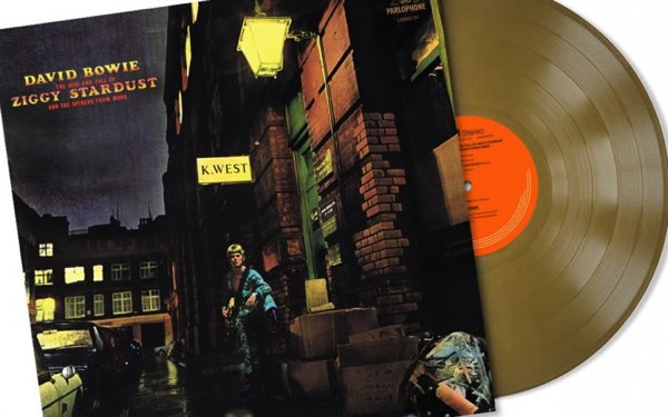 Hunky Dory ,Ziggy Stardust and Cracked Actor – Live Los Angeles ’74 to be released on limited edition gold vinyl