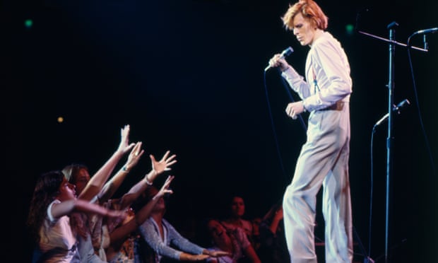 Footage of Bowie performing, “Rock’n Roll with Me” in Buffalo during a 1974 concert.