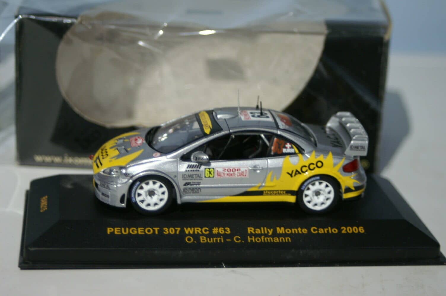 IxoPeugeotWRCRallyMonteCarloO.Burri&#;RAM