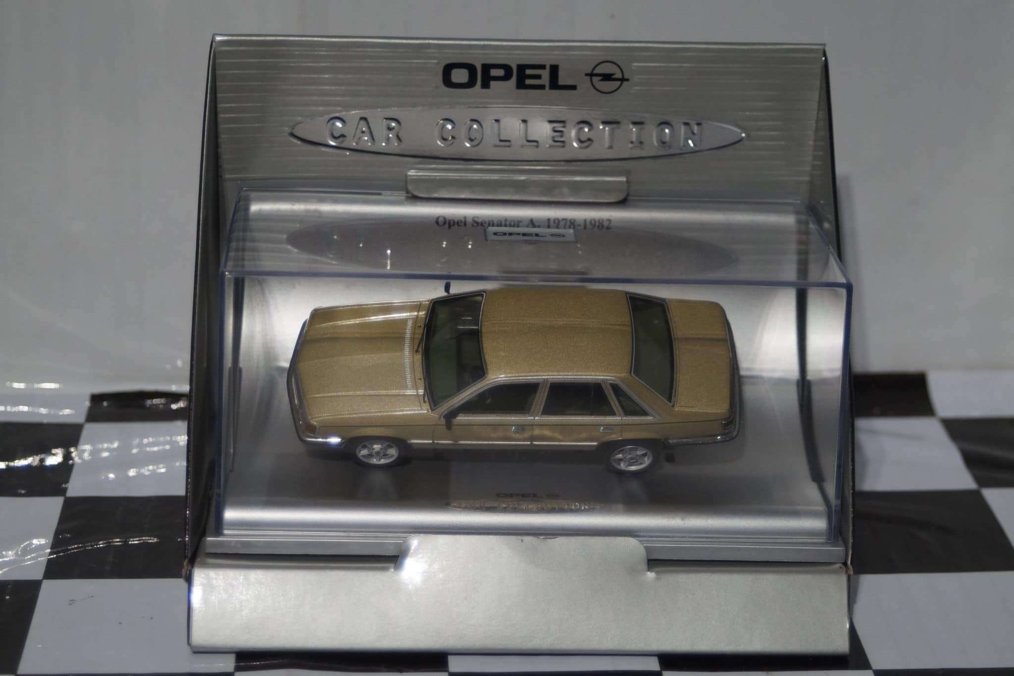 Schuco opel car collection opel senator gold 1:43