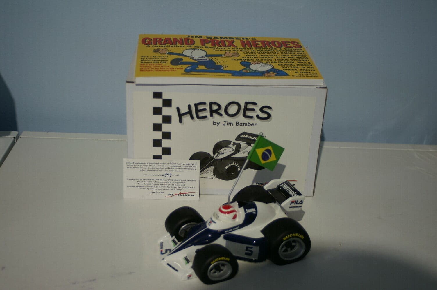 Jim bamber heroes nelson piquet snr f1 driven brabham her/009/01 free book