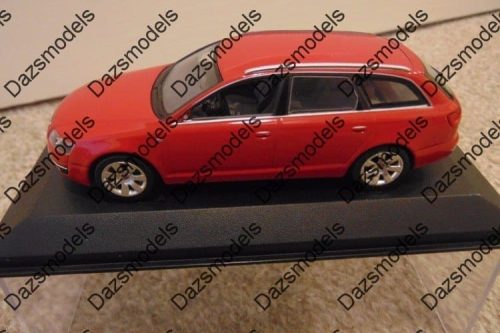 Minichamps audi a6 estate red 1:43 - missing sleeve