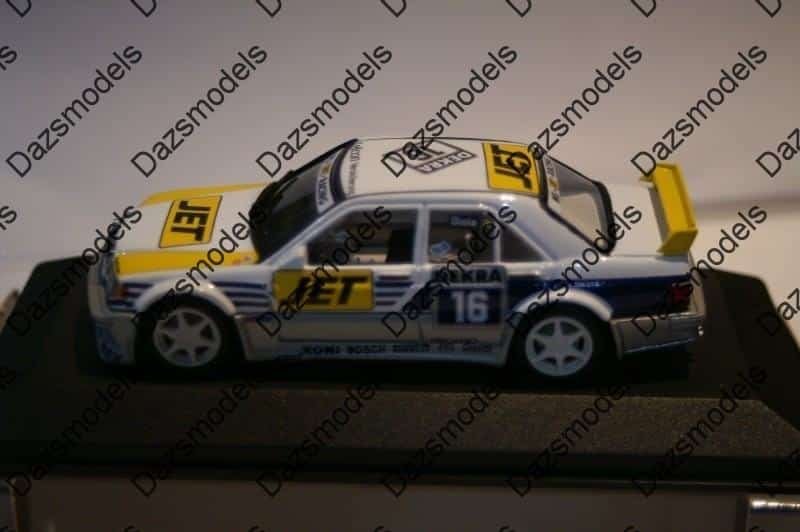 Minichamps mercedes 190e evo 1 ms-jet biela 1:43 3020