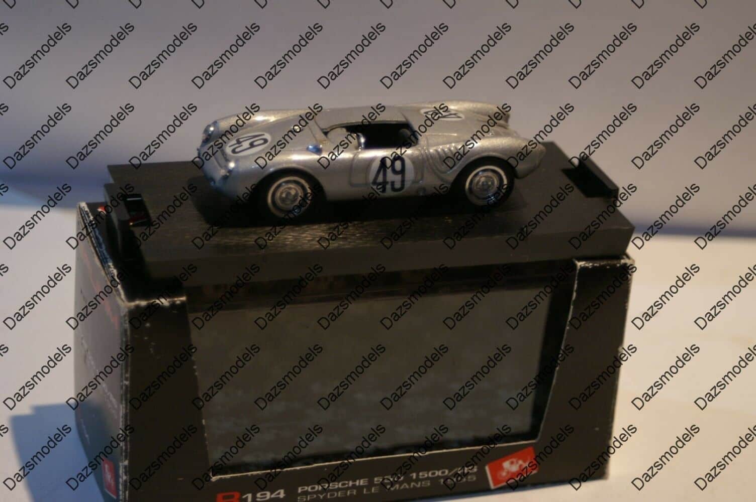 Brumm porsche 550 1500/rs spyder le mans 1956 1:43 r194