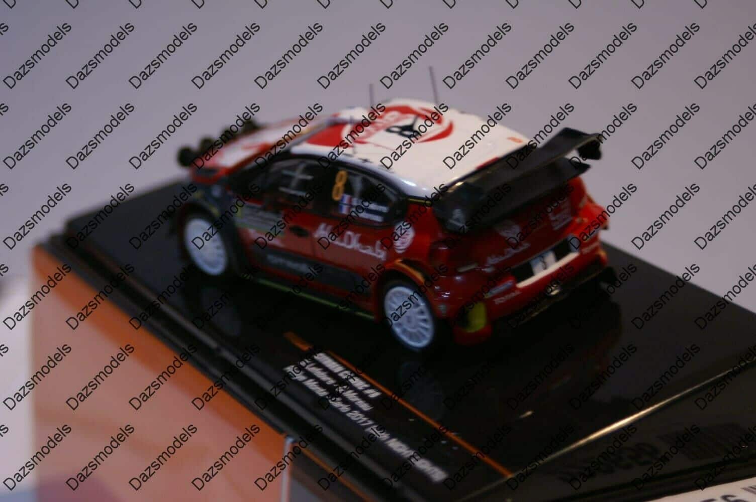 Ixo citroen c3 wrc monte carlo 2017 s.lefebvre ram639 1:43