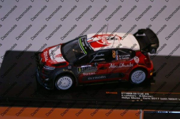 Ixo citroen c3 wrc monte carlo 2017 s.lefebvre ram639 1:43