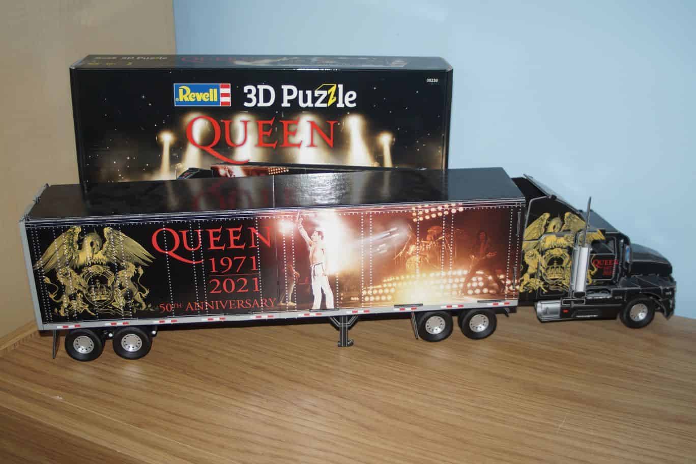 Revell 3d puzzle queen f.mercury 50yr anniversary tour truck