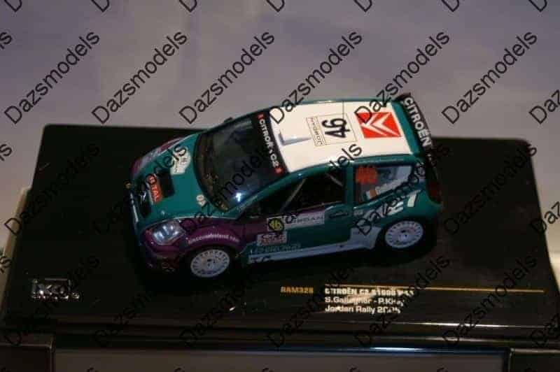 Ixo citroen c2 s1600 jordan rally 2008 s.gallagher ram328 1:43