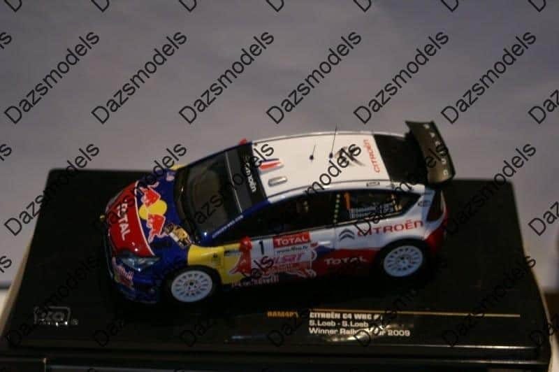 Ixo citroen c4 wrc loeb winner du var 2009 ram405 1:43