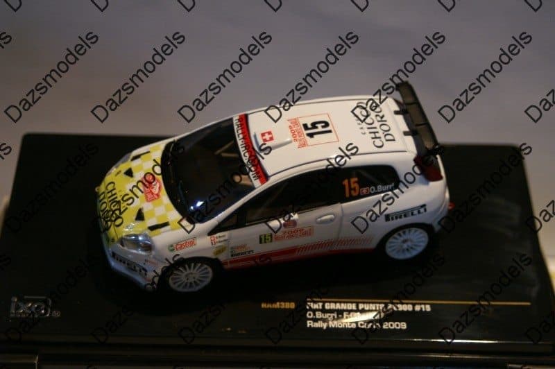 Ixo fiat punto s2000 m.carlo 2009 o.burri ram380 1:43