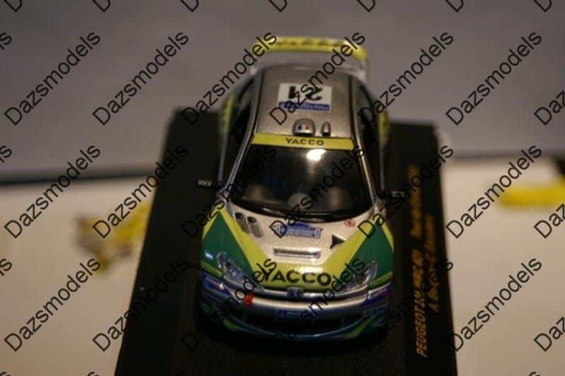 Ixo peugeot 206 tour de corse 2003 a.bengue ram131