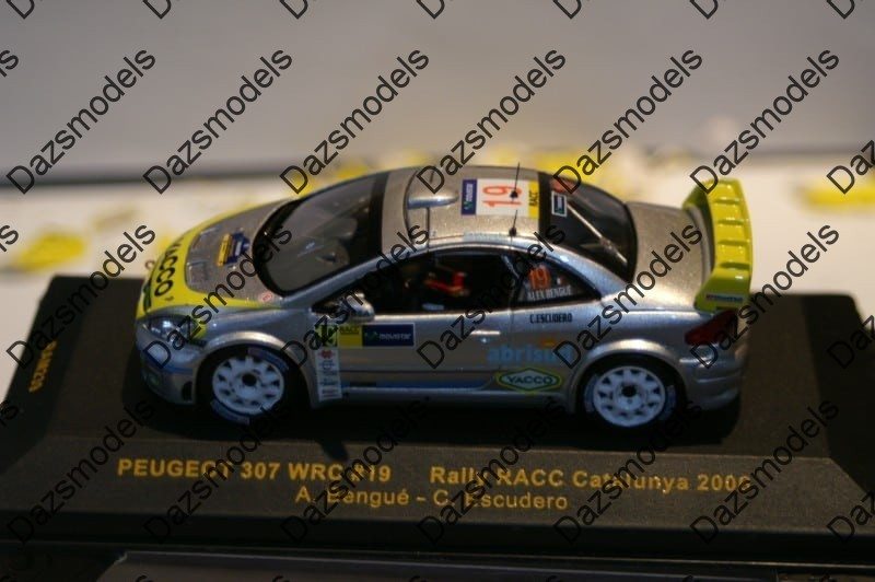 Ixo peugeot 307 wrc catalunya 2006 a.bengue ram239 1:43