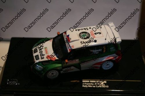 Ixo skoda fabia s2000 m.carlo 2010 j.kopecky ram422 1:43