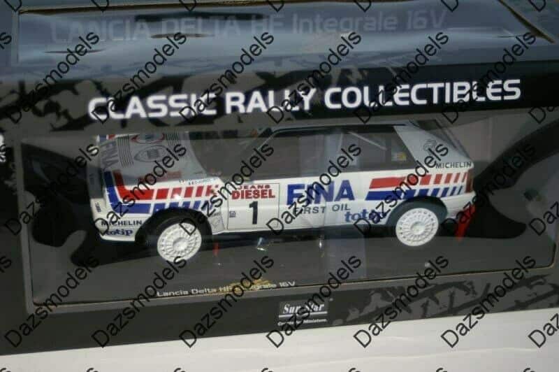 Sunstar lancia delta hf integrale 16v 1991 sanremo d.auriol 1:18 scale 3119