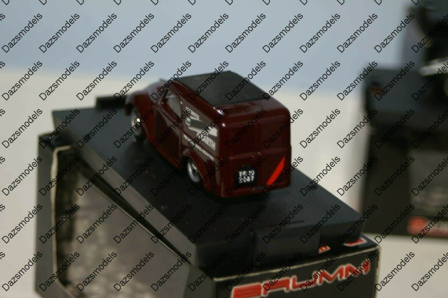 Brumm fiat 500c furgoncino marmitte abarth 1956 1:43 diecast r266