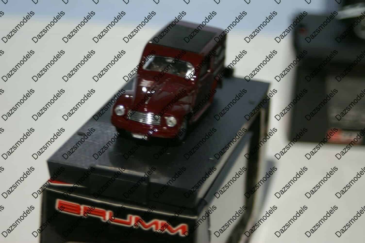 Brumm fiat 500c furgoncino marmitte abarth 1956 1:43 diecast r266