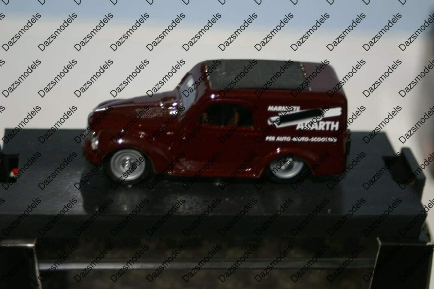Brumm fiat 500c furgoncino marmitte abarth 1956 1:43 diecast r266