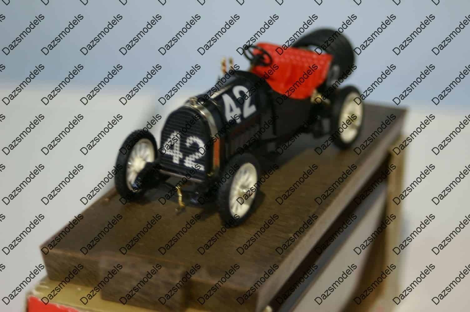 Brumm fiat s.61 corsa 1908 black 115 hp 1:43 diecast r17