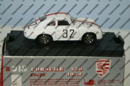 Brumm porsche 356c coupe 1952 white special 1:43 diecast s018