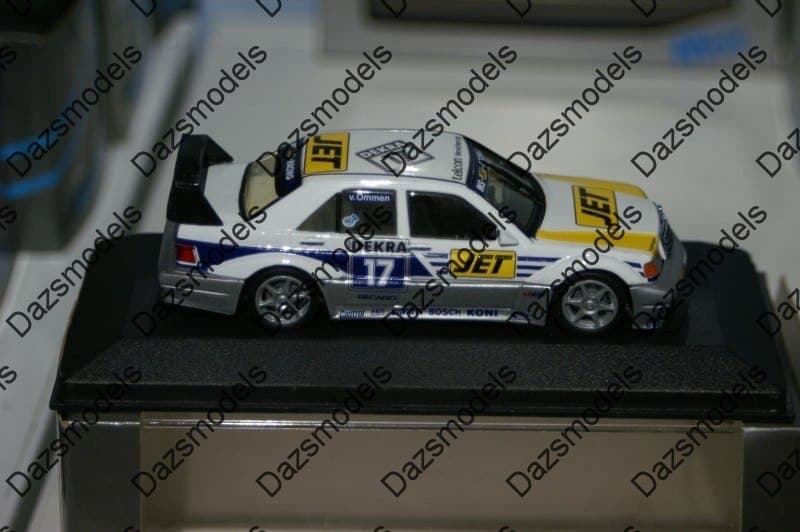 Minichamps mercedes 190e evo 2 ms-jet v.ommen 1:43 3121