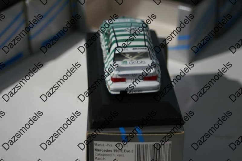 Minichamps mercedes 190e evo 2 zakspeed asch vers.1 1:43 13141