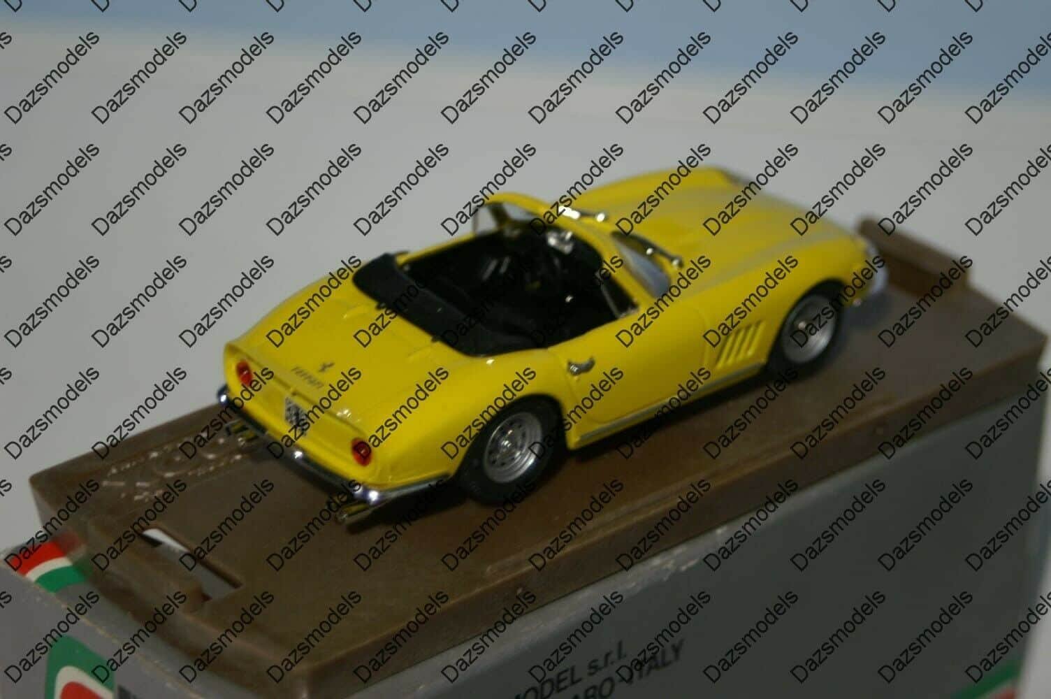 Model box ferrari 275 gtb spyder 8418 1:43 scale diecast yellow