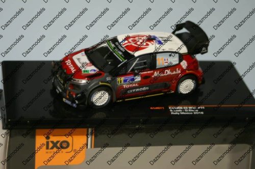 Ixo Citroen C3 WRC Rally Mexico 2018 S.LOEB Diecast 1:43 RAM671