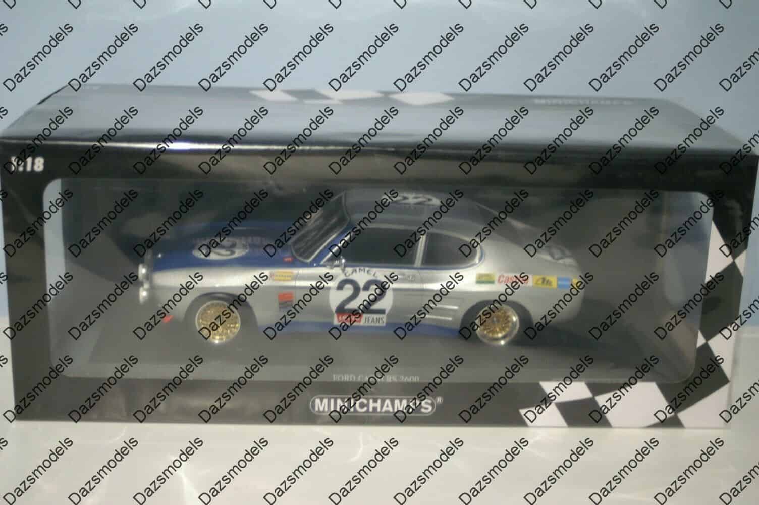Minichamps Ford Capri RS2600 24Hr SPA 1971 Gelmser in 1:18 Diecast 718522