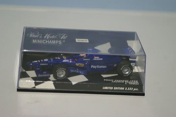 MinichampsPROSTPeugeotLaunchJ.TrulliDiecast: