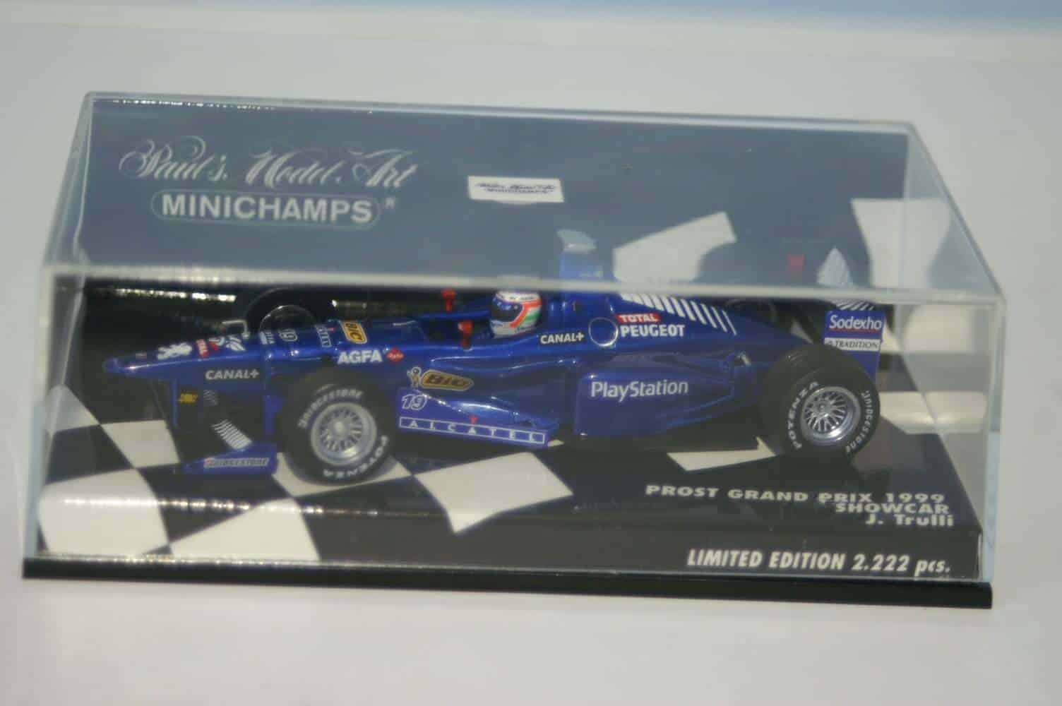 MinichampsPROSTPeugeotShowcarJ.TrulliDiecast: