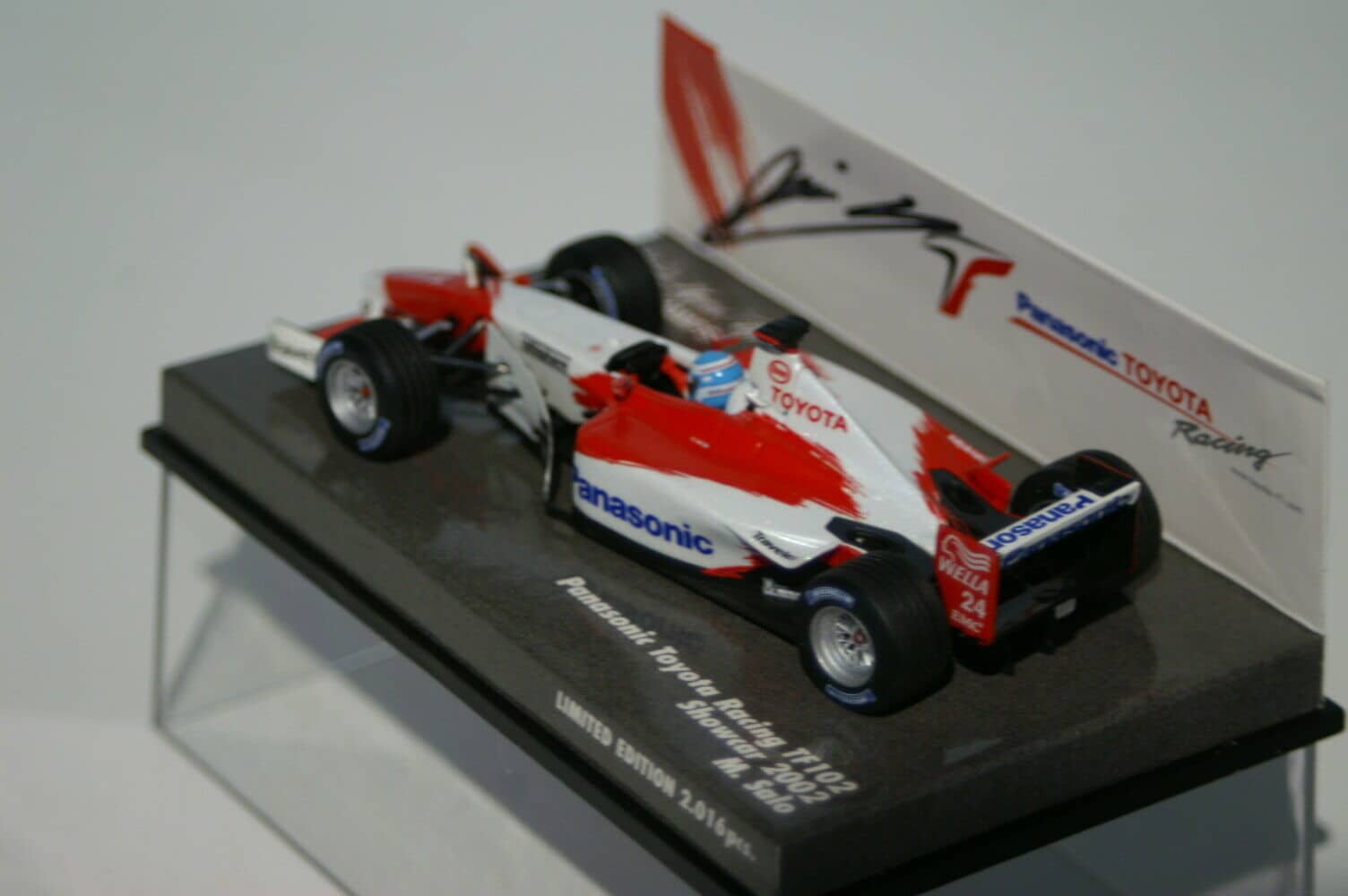 MinichampsPanasonicToyotaRacingTFM.Salo:SIGNED