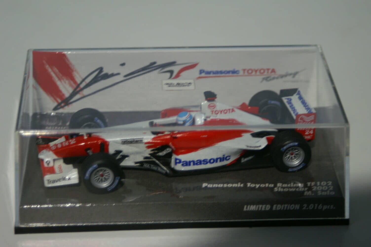 MinichampsPanasonicToyotaRacingTFM.Salo:SIGNED