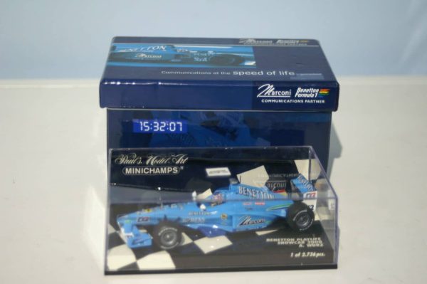 MinichampsBenettonPlaylifeShowcarA.Wurzin:scale