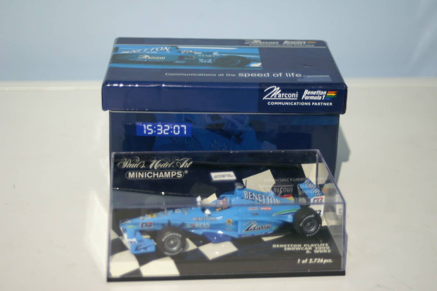 MinichampsBenettonPlaylifeShowcarA.Wurzin:scale