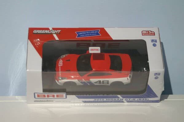 Greenlight nissan gt-r 2015 (r35) #46 1:43 diecast 51069