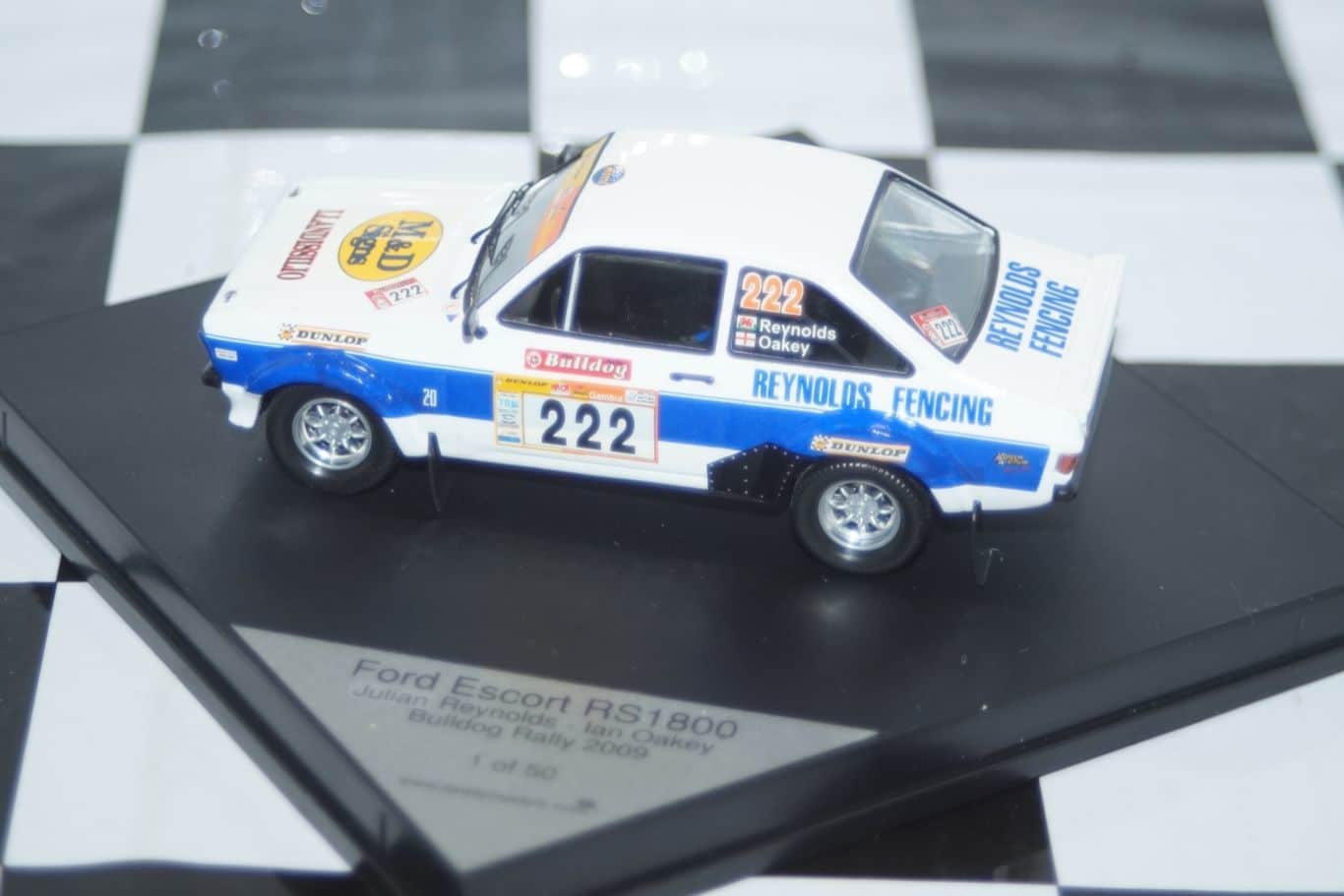 Trofeu Ford Escort RS1800 S.Blomqvist RAC 2005 Code 3 PJ37