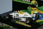 Minichamps toleman tg 184-hart ayrton senna collection 1984 in 1:43
