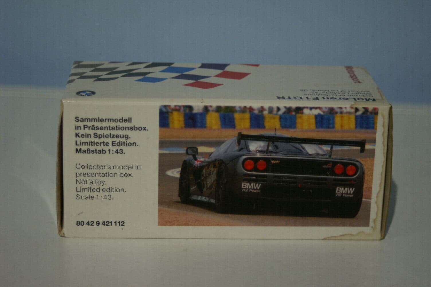 Minichamps Mclaren F1 GTR LeMans Lehto 1995 421112 BMW Edition