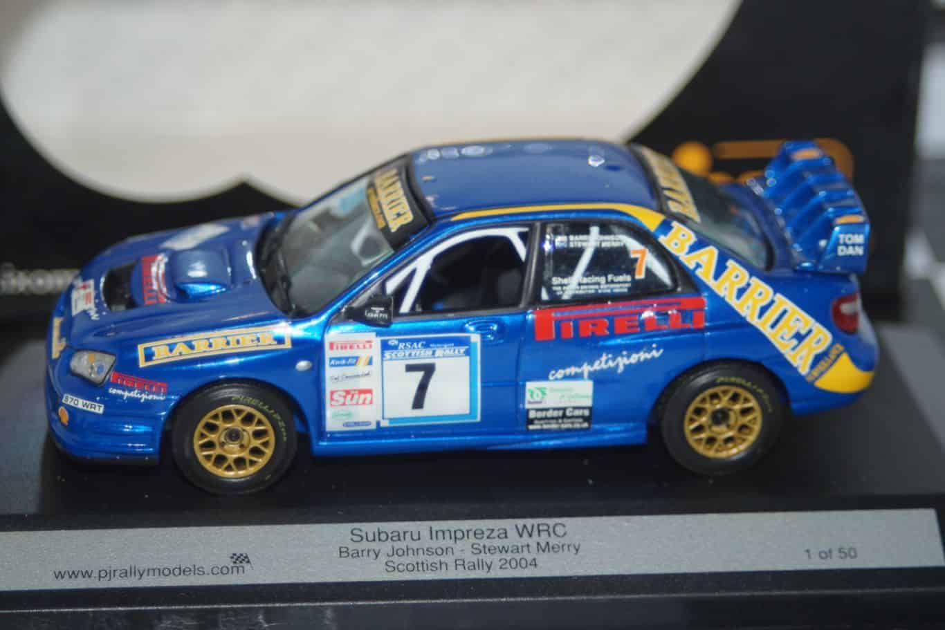 IxoSubaruImprezaWRCScottishRallyB.Johnson:DiecastPJ