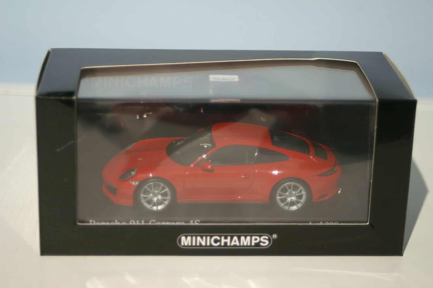 Minichamps porsche 911 carrera 4s 2016 red 1:43 410 067240