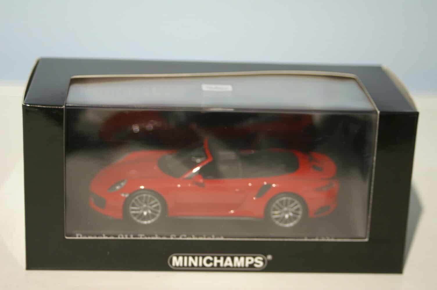 MinichampsPorscheTurboCabrioletRed: